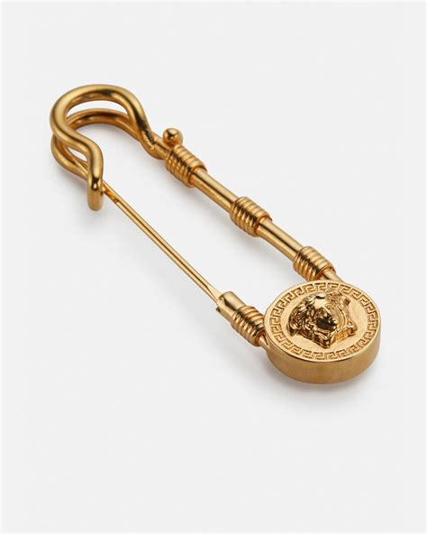 fake versace brooch|versace safety pin.